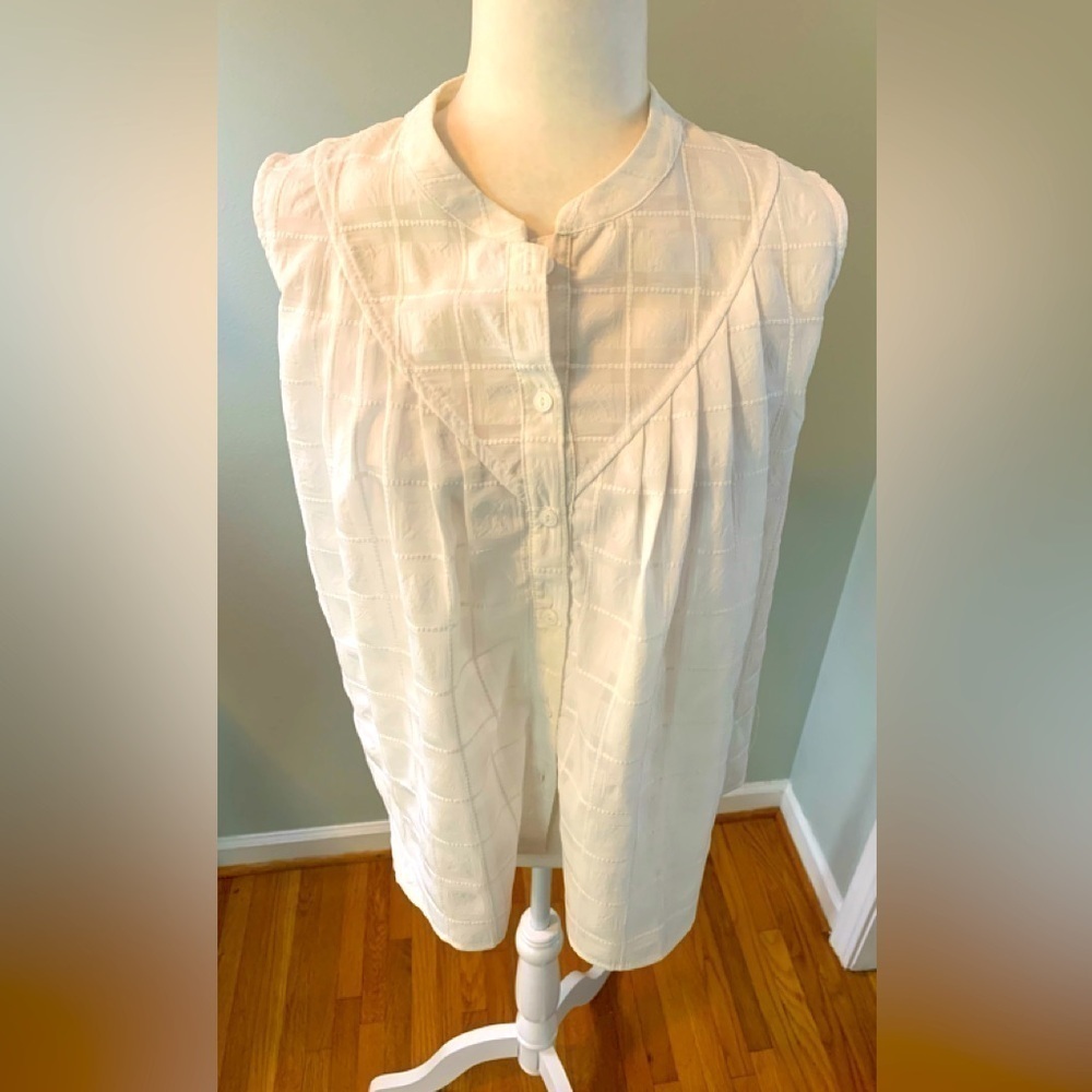 Current Air sleeveless Summer tunic, size L